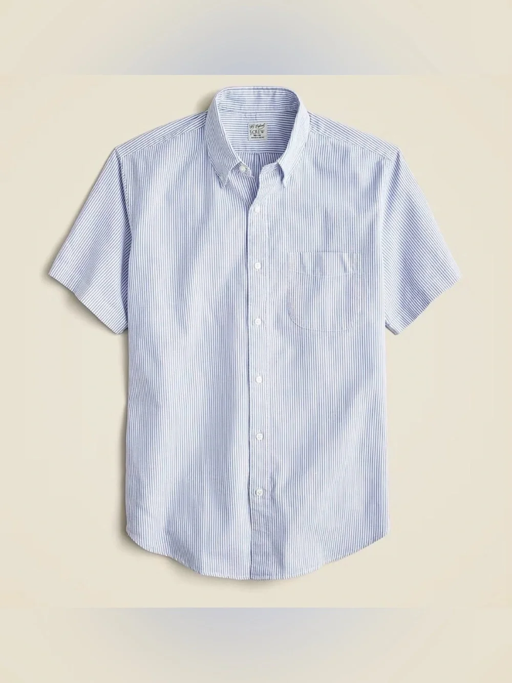 J Crew Men’s Short Sleeve Oxford Shirt